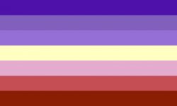 nonbinary lesbian flag Meme Template