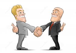 Men Shake Hands With Fingers Crossed Meme Template