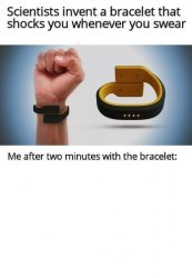 shock bracelet Meme Template