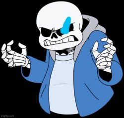 Sans (mad) Meme Template