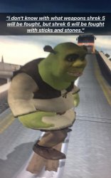 Skating Shrek Meme Template