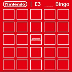 E3 Bingo (Nintendo) Meme Template