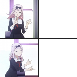 Chika nah/yeah Meme Template