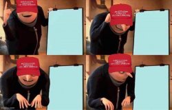 MAGA Gru’s plan Meme Template