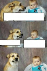 Baby dog Meme Template