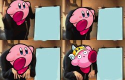 Kirby gru Meme Template
