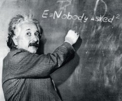 Einstein Nobody asked Meme Template