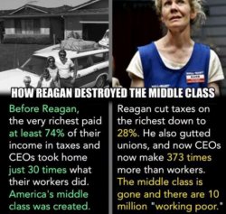 Reagan middle class Meme Template