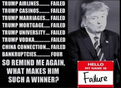 Trump failure Meme Template