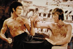 Bruce Lee vs Chuck Norris Meme Template