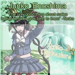 Junko's Tenko temp Meme Template