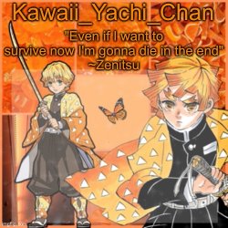 Yachi's Zenitsu Temp Meme Template
