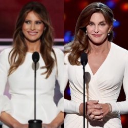 Melania Trump Bruce Jenner Meme Template