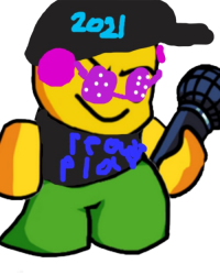 Mah roblox avatar as a fnf character Meme Template