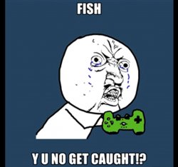 Fishing rage Meme Template