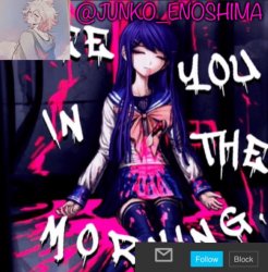 Junko’s announcement template #6 Meme Template