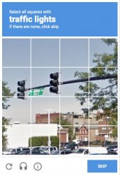 traffic light captcha verification Meme Template