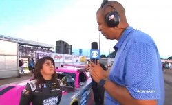 Brad Daugherty and Hailie Deegan Meme Template