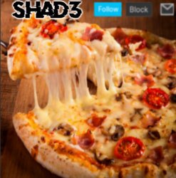 Shad3 announcement template v5 (pizza temp) Meme Template