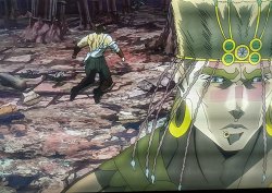Joesph crawling away from whamuu Meme Template