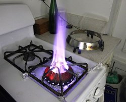 Wok gas burner stove Meme Template