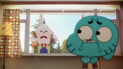 Gumball:the man behind the window Meme Template