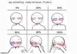 Make Me Blush Meme Template