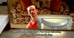 Napoleon Dynamite Kip Chatting online with babes Meme Template