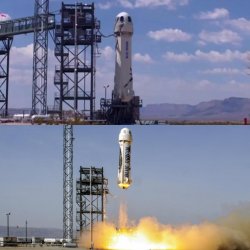 Rocket made by Jeff Bezos Meme Template