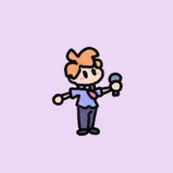 Senpai T-pose Meme Template