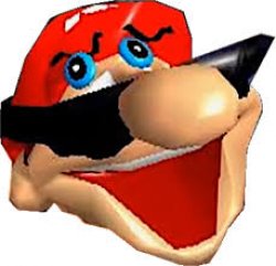 Stupid Mario Smiling Meme Template