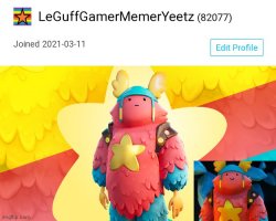 LeGuffGamerMemerYeetz Announcement template no.2 Meme Template