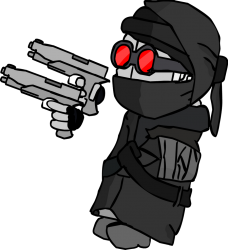 Hank J Wimbleton with 2 Pistols Meme Template