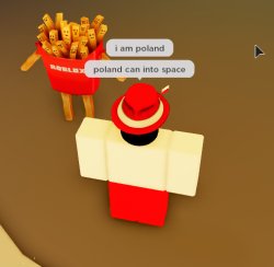 Poland in Roblox Meme Template