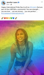 Jennifer Lopez pride Meme Template