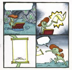 The scroll of truth blank Meme Template