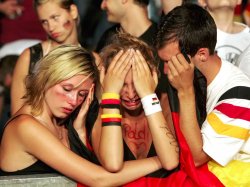 german football supporters sad Meme Template