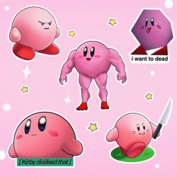 Kirby bc yes  — lmao Meme Template