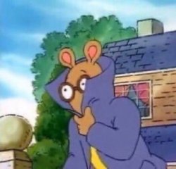 Arthur with trench coat Meme Template