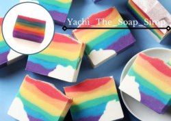 Yachi's rainbow soap temp Meme Template