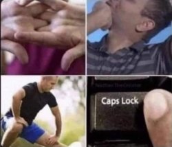 capslock Meme Template