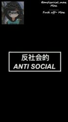 Anti-social template Meme Template