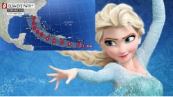 Hurricane Elsa Meme Template
