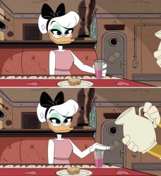 Daisy duck drink Meme Template