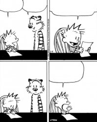 Yeet The Calvin Meme Template