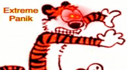 Extreme panik (Hobbes) Meme Template