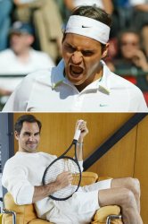 Roger Federer Before After Meme Template