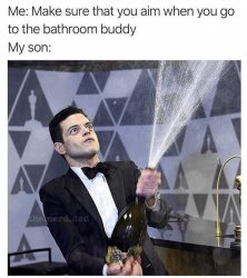 Evil Champagne Meme Template