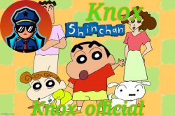 Knox_Official Shinchan Announcement template Meme Template