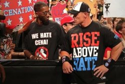 John Cena next to hater WWE Meme Template